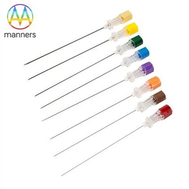 Одноразова стерильна анестезійна пункція спинномозкової голки