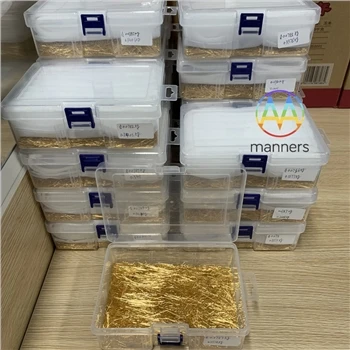 500000шт. індивідуальних позолочених мікроголок від корейського клієнта, заве...